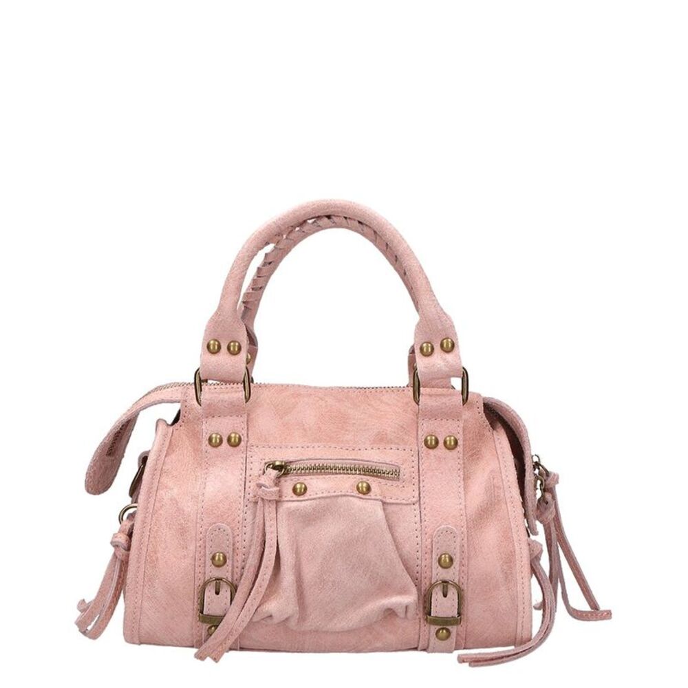 Chiara Ferretti Leather Satchel, Pink